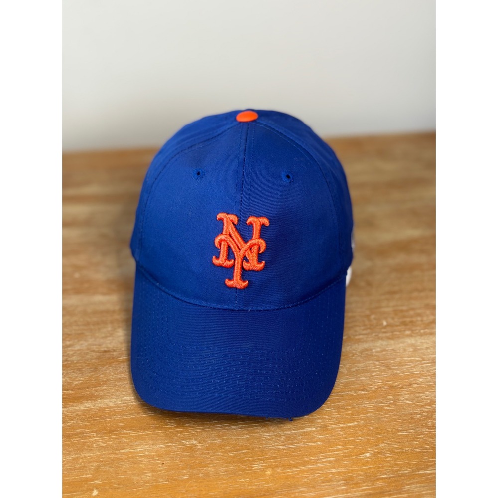 New York Mets MLB vintage Cap Blue Orange Outdoor Cap One‎ Size Fits Most